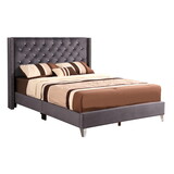 Glory Furniture Julie G1920-FB-UP Full Upholstered Bed, GRAY B078118296