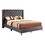 Glory Furniture Julie G1920-KB-UP King Upholstered Bed, GRAY B078118297