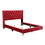 Glory Furniture Julie G1922-FB-UP Full Upholstered Bed, CHERRY B078118302
