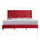 Glory Furniture Julie G1922-KB-UP King Upholstered Bed, CHERRY B078118303
