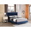 Glory Furniture Julie G1924-KB-UP King Upholstered Bed, NAVY BLUE B078118306