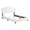 Glory Furniture Joy G1926-QB-UP Queen Upholstered Bed, WHITE B078118310
