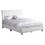 Glory Furniture Maxx G1938-FB-UP Tufted Upholstered Bed, WHITE B078118316
