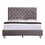 Glory Furniture Maxx G1940-FB-UP Tufted Upholstered Bed, GRAY B078118319