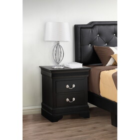 Glory Furniture LouisPhillipe G2150-N Nightstand, Black B078118333