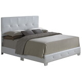 Glory Furniture Nicole G2577-KB-UP King Bed, WHITE B078118350