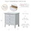 Glory Furniture Hammond G5490-N 3 Drawer Nightstand, White B078118403