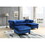 Glory Furniture Nola G0351B-SC Sofa Chaise ( 3 Boxes ), NAVY BLUE B078S00008