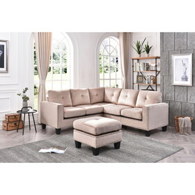 Glory Furniture Nailer G314B-SC Sectional, BEIGE B078S00031