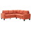 Glory Furniture Newbury G473B-SC SectionalASAS, ORANGE B078S00041