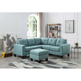 Glory Furniture Newbury G500B-SC SectionalASAS, TEAL B078S00043