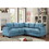 Glory Furniture Sandridge G518B-SC Sectional, AQUA B078S00052