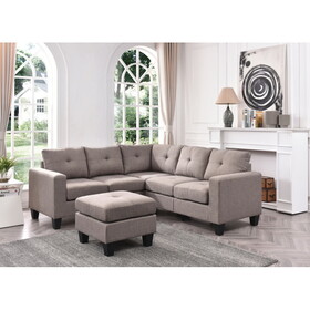 Glory Furniture Newbury G579B-SC SectionalASAS, GRAY B078S00053