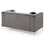 Contemporary Dark Gray Loveseat B078S00068