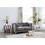 Contemporary Dark Gray Loveseat B078S00068