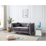 Glory Furniture Delray G790A-L Loveseat ( 2 Boxes ), GRAY B078S00072