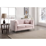 Glory Furniture Delray G794A-L Loveseat ( 2 Boxes ), PINK B078S00081