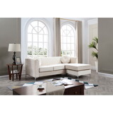 Glory Furniture Delray G797B-SC Sofa Chaise ( 3 Boxes), IVORY B078S00085