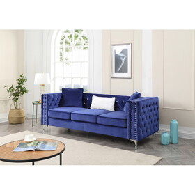 Glory Furniture Paige G829A-S Sofa, BLUE B078S00094