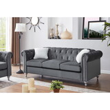 Glory Furniture Raisa G860A-S Sofa, GRAY B078S00097