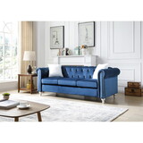 Glory Furniture Raisa G861A-S Sofa, NAVY BLUE B078S00099