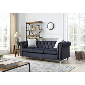Glory Furniture Raisa G863A-S Sofa, BLACK B078S00102