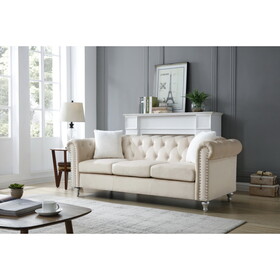 Glory Furniture Raisa G867A-S Sofa, BEIGE B078S00108