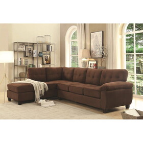 Glory Furniture Gallant G902B-SC Sectional, CHOCOLATE B078S00113