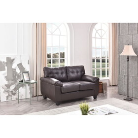 Glory Furniture Gallant G905A-L Loveseat, CAPPUCCINO B078S00117