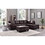 Glory Furniture Gallant G905B-SC Sectional, CAPPUCCINO B078S00119