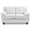 Glory Furniture Gallant G907A-L Loveseat, WHITE B078S00121