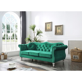 Glory Furniture Hollywood G0662A-S Sofa, GREEN B078S00131