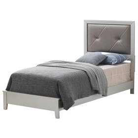Glory Furniture Primo G1333A-TB Twin Bed, Silver Champagne B078S00151