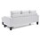 Glory Furniture Jenna G217-SCH Sofa Chaise, WHITE B078S00220
