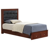 Glory Furniture Burlington G2400C-TSB Twin Storage Bed, Cherry B078S00232