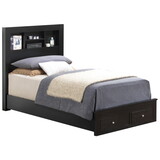 Glory Furniture Burlington G2450D-TSB2 Twin Storage Bed, Black B078S00260
