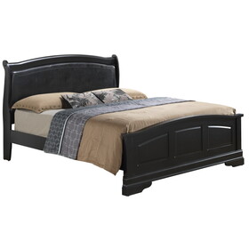 Glory Furniture Louis Phillipe G3150C-QB2 Queen Bed, Black B078S00346
