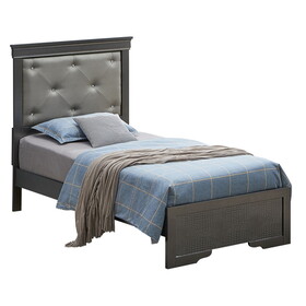 Glory Furniture Lorana G6502B-TB2 Twin Bed, Metalic Black B078S00449