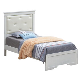 Glory Furniture Lorana G6590B-TB2 Twin Bed, Silver Champagne B078S00453