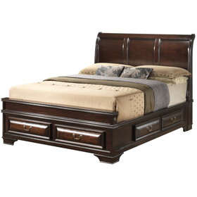 Glory Furniture LaVita G8875A-KB King Storage Bed, Cappuccino B078S00497