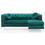 Glory Furniture Pompano G895B-SC Sofa Chaise ( 3 Boxes ), GREEN B078S00514