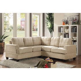 Glory Furniture Sandridge G511B-SC Sectional, White B078S00530