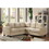 Glory Furniture Sandridge G511B-SC Sectional, White B078S00530