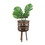 S/3 Bamboo Planters 11/13/15", Brown B079106797