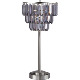 27.5"H Contemporary Crystal Shade Table Lamp(1Pc/Ctn) (1.01/9.25) B080107008