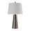 25"H Silver leaf Hammered Table Lamp (1PC/CTN) (2.15/6.97) B080107013