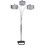 84"H 3-SHADE CRYSTAL INSPIRED ARCH FLOOR LAMP (1 PC/CTN/2.61 Cu ft/34.63 G.W. lbs) B080107029