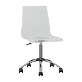 Arthur - Adjustable Swivel Chair - Pearl Silver B081P156908