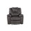 Katrine - Charcoal Manual Chair - Black