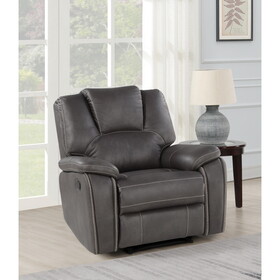 Katrine - Charcoal Manual Chair - Black B081P156964